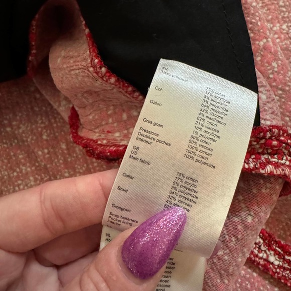 Maje Red and Black Mini Dress - Picture 12 of 14